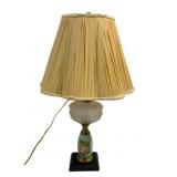 Vintage Table Lamp w/ Ceramic Base - 25" Tall