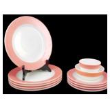11pc Pink Flamingo Pyrex Set Corning Ware