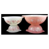 Pyrex Gooseberry Pink 4pc Mixing Bowl Set