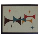 Stars and Horns on Canvas