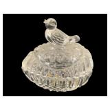 Hofbauer Crystal Byrdes Egg Trinket Box