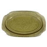 Federal Amber Madrid Platter - 11.5 x 8