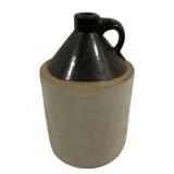 Brown & White Stoneware Jug - 11 x 7