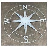 Metal Compass Star - 42" Round