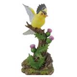 Andrea by Sadek Porcelain Gold Finch Figure