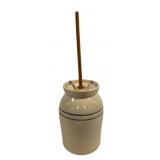 Stoneware Butter Churn - 30" Tall w/ Handle
