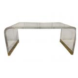 Chelsea House Waterfall Acrylic Cocktail Table