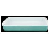 Pyrex Turquoise Rectangular Baker 2"x13"x8"