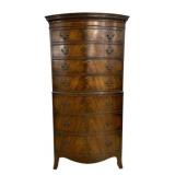 2 Piece 7 Drawer Bow Front Chest 63"x33"x21"