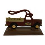 Metal Nutcracker w/ Wood Base - 7.5 x 5 x 2.5