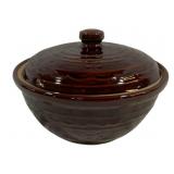 Mar Crest Stoneware Covered Dish - 8 x 6