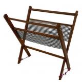 Wood Vintage Magazine Rack - 16 x 12 x 14