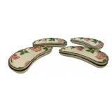 8 Franciscan Desert Rose Bone Dishes - 8 x 5