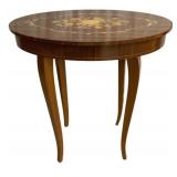 Vintage Italian Inlaid Musical Side Table
