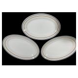 3 Wallace China Resturantware Platters