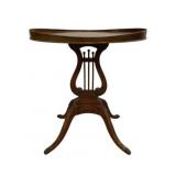Mersman Oval Mahogany Oval Lyre Base Table