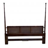 Mid-Century King Size Bamboo Post Headboard
