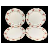 4 Coca Cola Plates - 10.5" Round