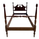 Antique Twin Size 4 Poster Bed Frame