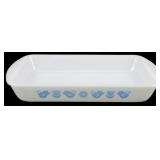 Glassbake Bird & Flower Baking Dish
