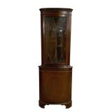 Petite English Narrow Corner Curio