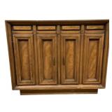 Mid-Century Double Door Stand