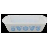 Glassbake Bird & Flower Loaf Pan 3"x10"x5"