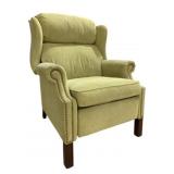 Hancock & Moore Green Upholstered Recliner