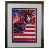 God Bless America Giclee by Peter Max