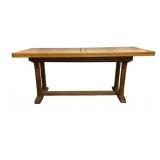 English Oak Trestle Dining Table 31"x72"x30"