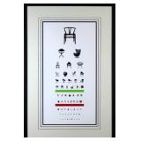Mid Century Eye Chart
