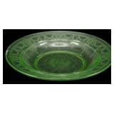 Anchor Hocking Cameo Uranium Depression Bowl
