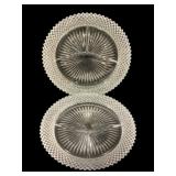 2 Anchor Hocking "Miss America" Plates