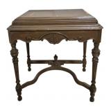 Vintage Carved Wooden Table