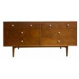 Drexel Declaration Walnut 8 Drawer Dresser