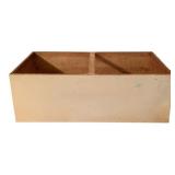 Wood Storage Box 18"x47"x18"
