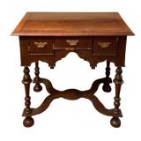 Wood Table w/ 3 Drawers 29"x29.5"x19.5"