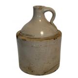 Antique Salt Glazed Stoneware Jug 12"x7"