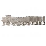 Silver Rim Stemware Collection Assorted Sizes