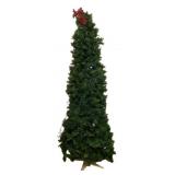 84" Artificial Christmas Tree w/ Wood Stand