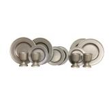 12pcs Pewter Plates and Goblets