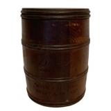 Vtg Briggs Smoking Tobacco Wood Barrel