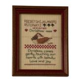 Framed Needlepoint 8.25"x6.25"