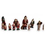 Assorted Santa Claus Figures