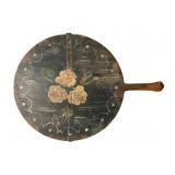 Painted Wood Board w/ Floral Design