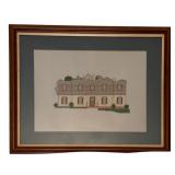 Framed Needlepoint 21"x17"