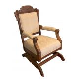Carved Victorian Platform Rocker