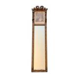 Ornate Narrow Trumeau Mirror 36"x9"