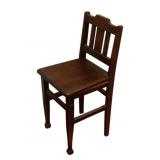 Wood Chair 27"x12"x13"