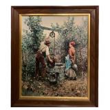 The Well by Daniel Ridgway Framed Artwork - Signed